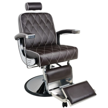 ActivShop GABBIANO FOTEL BARBERSKI IMPERIAL BRĄZOWY
